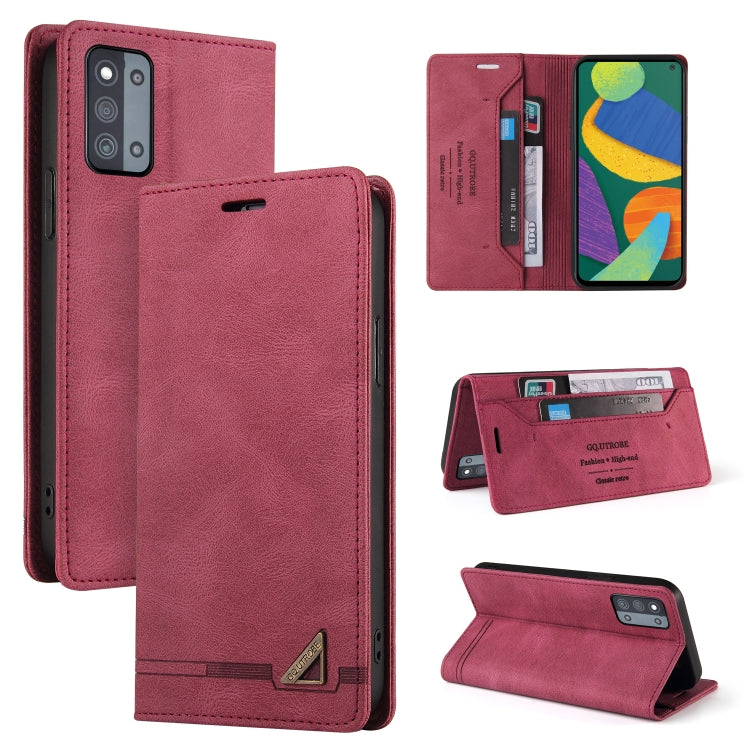 Custodia in pelle a vibrazione orizzontale con spazzola antifurto Skin Feel con supporto, slot per carte e portafoglio, For Samsung Galaxy A81, For Samsung Galaxy A82 5G, For Samsung Galaxy F52 5G, For Samsung Galaxy F62 / M62, For Samsung Galaxy M31  ...
