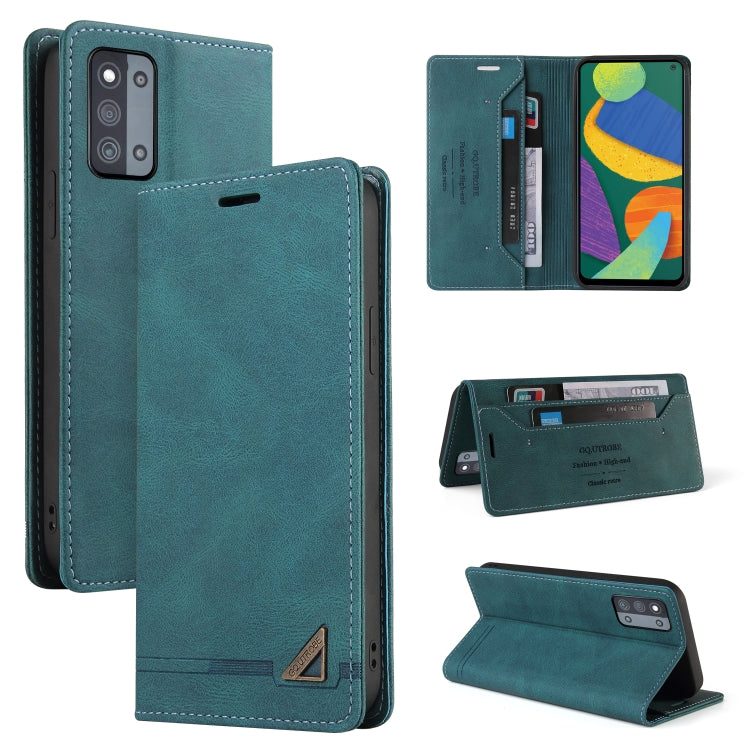Custodia in pelle a vibrazione orizzontale con spazzola antifurto Skin Feel con supporto, slot per carte e portafoglio, For Samsung Galaxy A81, For Samsung Galaxy A82 5G, For Samsung Galaxy F52 5G, For Samsung Galaxy F62 / M62, For Samsung Galaxy M31  ...