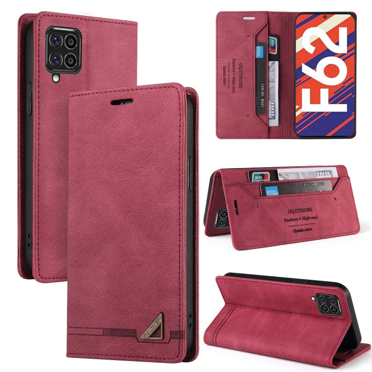 Custodia in pelle a vibrazione orizzontale con spazzola antifurto Skin Feel con supporto, slot per carte e portafoglio, For Samsung Galaxy A81, For Samsung Galaxy A82 5G, For Samsung Galaxy F52 5G, For Samsung Galaxy F62 / M62, For Samsung Galaxy M31  ...