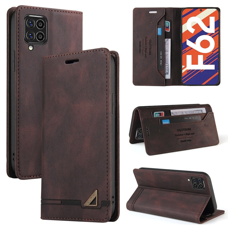Custodia in pelle a vibrazione orizzontale con spazzola antifurto Skin Feel con supporto, slot per carte e portafoglio, For Samsung Galaxy A81, For Samsung Galaxy A82 5G, For Samsung Galaxy F52 5G, For Samsung Galaxy F62 / M62, For Samsung Galaxy M31  ...