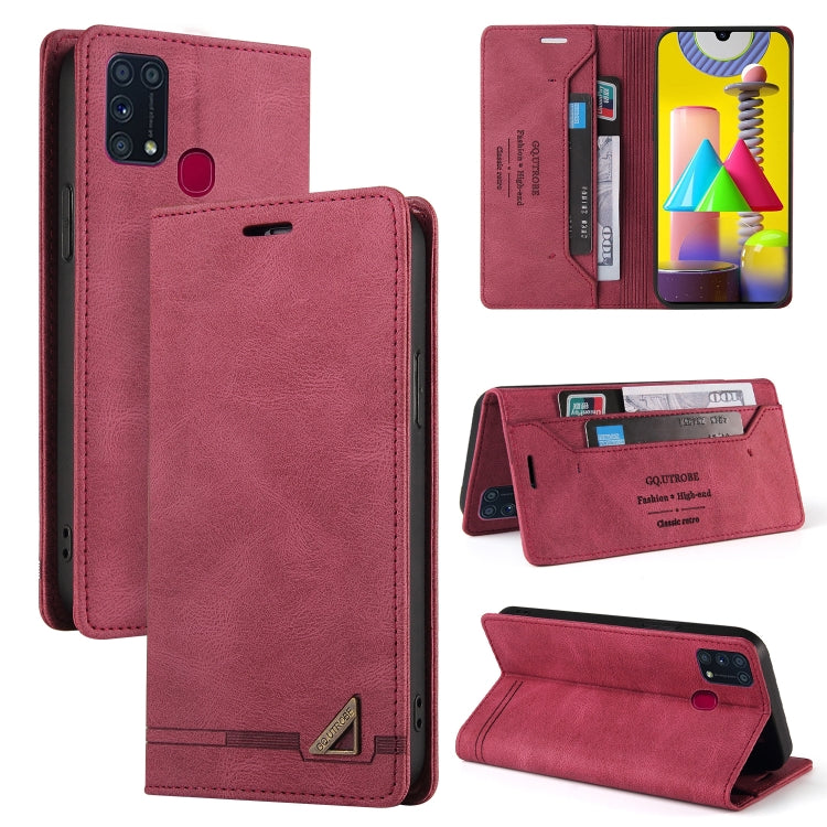 Custodia in pelle a vibrazione orizzontale con spazzola antifurto Skin Feel con supporto, slot per carte e portafoglio, For Samsung Galaxy A81, For Samsung Galaxy A82 5G, For Samsung Galaxy F52 5G, For Samsung Galaxy F62 / M62, For Samsung Galaxy M31  ...