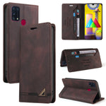 Custodia in pelle a vibrazione orizzontale con spazzola antifurto Skin Feel con supporto, slot per carte e portafoglio, For Samsung Galaxy A81, For Samsung Galaxy A82 5G, For Samsung Galaxy F52 5G, For Samsung Galaxy F62 / M62, For Samsung Galaxy M31  ...