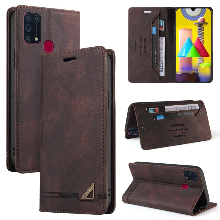 Custodia in pelle a vibrazione orizzontale con spazzola antifurto Skin Feel con supporto, slot per carte e portafoglio, For Samsung Galaxy A81, For Samsung Galaxy A82 5G, For Samsung Galaxy F52 5G, For Samsung Galaxy F62 / M62, For Samsung Galaxy M31  ...