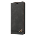 Custodia in pelle a vibrazione orizzontale con spazzola antifurto Skin Feel con supporto, slot per carte e portafoglio, For Samsung Galaxy M32