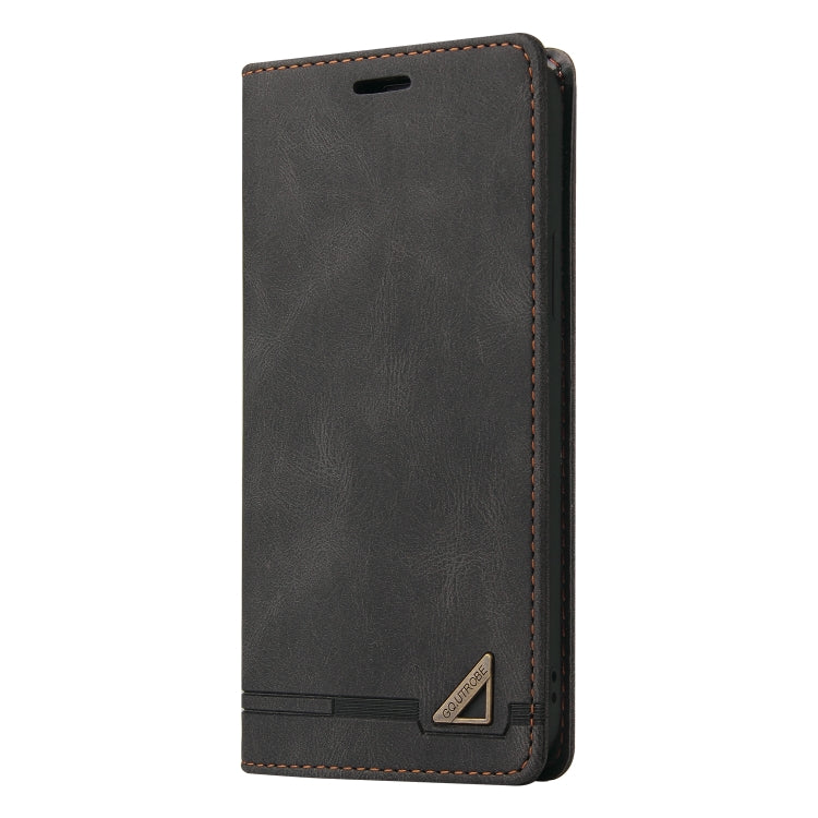 Custodia in pelle a vibrazione orizzontale con spazzola antifurto Skin Feel con supporto, slot per carte e portafoglio, For Samsung Galaxy M32