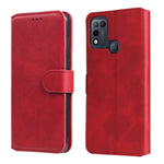 Custodia portafoglio in PU e TPU per Infinix Hot 10