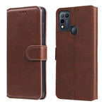 Custodia portafoglio in PU e TPU per Infinix Hot 10