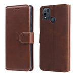Custodia portafoglio in PU e TPU per Infinix Hot 10