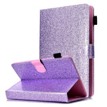 Custodia in pelle flip orizzontale con vernice glitterata in polvere con supporto e slot per schede, For Galaxy Tab A 7.0 (2016), For Galaxy Tab A 8.0, For Galaxy Tab A 8.0 (2019), For Galaxy Tab A 10.1 (2016), For Galaxy Tab A 10.1 (2019)             ...