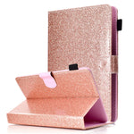 Custodia in pelle flip orizzontale con vernice glitterata in polvere con supporto e slot per schede, For Galaxy Tab A 7.0 (2016), For Galaxy Tab A 8.0, For Galaxy Tab A 8.0 (2019), For Galaxy Tab A 10.1 (2016), For Galaxy Tab A 10.1 (2019)             ...