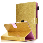 Custodia in pelle flip orizzontale con vernice glitterata in polvere con supporto e slot per schede, For Galaxy Tab A 7.0 (2016), For Galaxy Tab A 8.0, For Galaxy Tab A 8.0 (2019), For Galaxy Tab A 10.1 (2016), For Galaxy Tab A 10.1 (2019)             ...