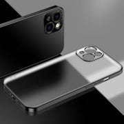 Custodia antiurto in TPU satinato con bordo elettrolitico, For iPhone 13 mini, For iPhone 13, For iPhone 13 Pro