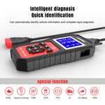 KONNWEI KW460 Strumento di diagnosi dei guasti del tester della batteria al piombo da 2,8 pollici 12V per auto, KW460
