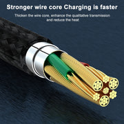 ADC-003 Cavo dati Weave a ricarica rapida da tipo C a 8 pin PD, 1m, 2m
