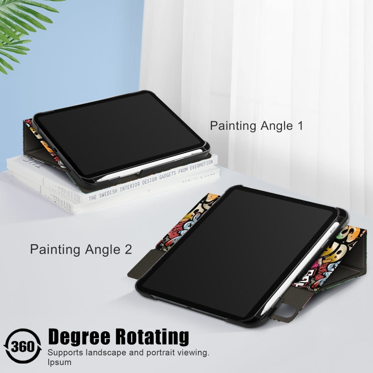Custodia in pelle PU con supporto rotante per iPad mini 6