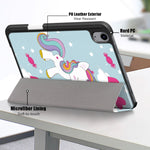 Custodia flip in TPU con motivo per iPad mini 6 (2024)