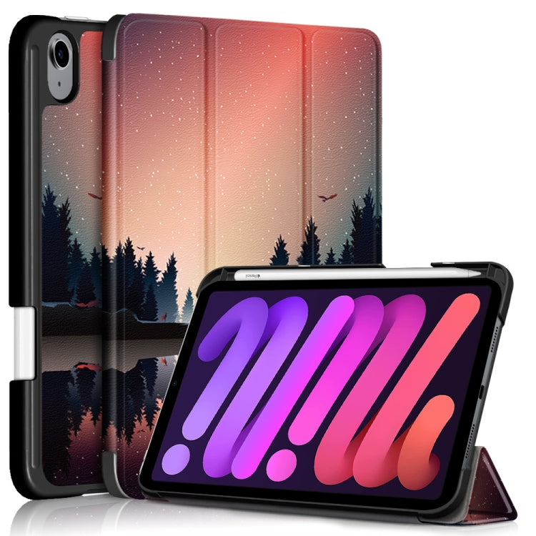 Custodia flip in TPU con motivo per iPad mini 6 (2024)