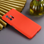 Custodia protettiva a copertura totale anticaduta in silicone liquido tinta unita, For ZTE Blade V30, For Xiaomi 11T 5G, For Xiaomi Redmi 10