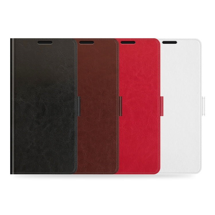 R64 Texture Custodia protettiva a vibrazione orizzontale singola con supporto e slot per schede e portafoglio e cornice per foto, For Samsung Galaxy A03s 166mm