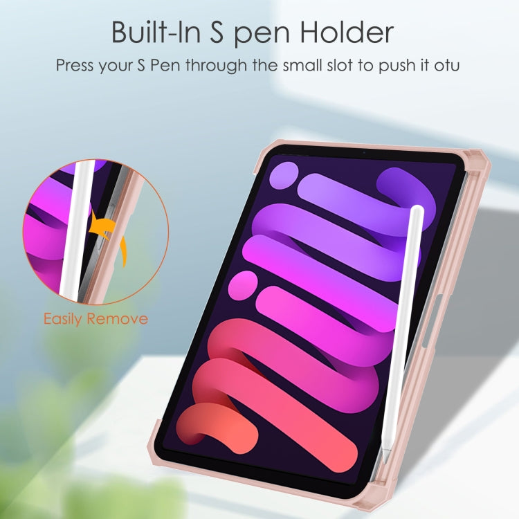 Custodia ribaltabile TPU e pelle PU per iPad mini 6 (2024)