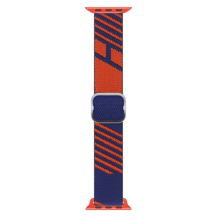 Cinturino da polso di ricambio in treccia di nylon bicolore per Apple Watch Series, 7 41mm / 6&SE&5&4 40mm / 3&2&1 38mm, 7 45mm / 6&SE&5&4 44mm / 3&2&1 42mm