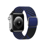 Cinturino da polso di ricambio in treccia di nylon bicolore per Apple Watch Series, 7 41mm / 6&SE&5&4 40mm / 3&2&1 38mm, 7 45mm / 6&SE&5&4 44mm / 3&2&1 42mm