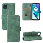 Tinta unita Skin Feel Fibbia magnetica Flip orizzontale Custodia in pelle PU con struttura in vitello con supporto e slot per schede e portafoglio, For Motorola Moto G50 5G, For Nokia C30, For Sharp Air Zero6, For ZTE Blade A31