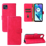 Tinta unita Skin Feel Fibbia magnetica Flip orizzontale Custodia in pelle PU con struttura in vitello con supporto e slot per schede e portafoglio, For Motorola Moto G50 5G, For Nokia C30, For Sharp Air Zero6, For ZTE Blade A31