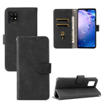 Tinta unita Skin Feel Fibbia magnetica Flip orizzontale Custodia in pelle PU con struttura in vitello con supporto e slot per schede e portafoglio, For Motorola Moto G50 5G, For Nokia C30, For Sharp Air Zero6, For ZTE Blade A31