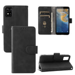 Tinta unita Skin Feel Fibbia magnetica Flip orizzontale Custodia in pelle PU con struttura in vitello con supporto e slot per schede e portafoglio, For Motorola Moto G50 5G, For Nokia C30, For Sharp Air Zero6, For ZTE Blade A31