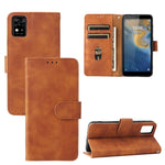 Tinta unita Skin Feel Fibbia magnetica Flip orizzontale Custodia in pelle PU con struttura in vitello con supporto e slot per schede e portafoglio, For Motorola Moto G50 5G, For Nokia C30, For Sharp Air Zero6, For ZTE Blade A31