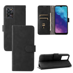 Tinta unita Skin Feel Fibbia magnetica Flip orizzontale Custodia in pelle PU con struttura in vitello con supporto e slot per schede e portafoglio, For ZTE Blade V30 Vita, For UMIDIGI Bison Pro