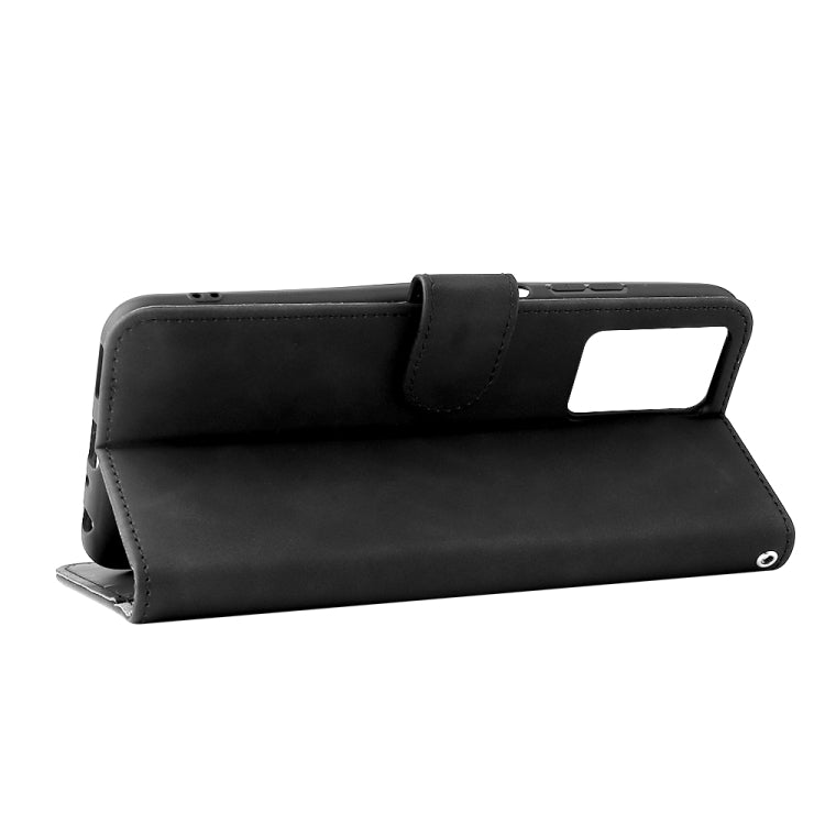 Tinta unita Skin Feel Fibbia magnetica Flip orizzontale Custodia in pelle PU con struttura in vitello con supporto e slot per schede e portafoglio, For ZTE Blade V30 Vita, For UMIDIGI Bison Pro