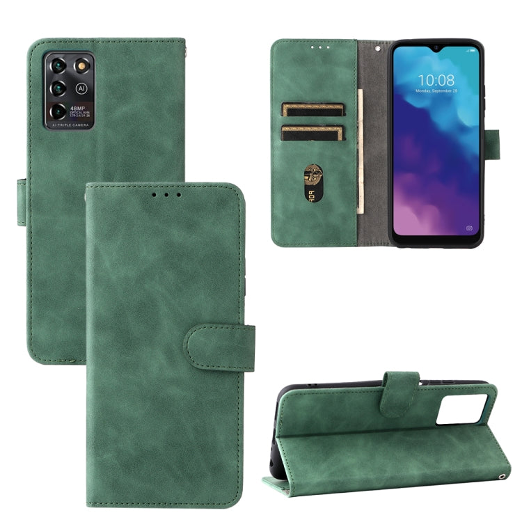 Tinta unita Skin Feel Fibbia magnetica Flip orizzontale Custodia in pelle PU con struttura in vitello con supporto e slot per schede e portafoglio, For ZTE Blade V30 Vita, For UMIDIGI Bison Pro