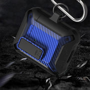Auricolari wireless Custodia protettiva antiurto Bumblebee in fibra di carbonio con interruttore, For AirPods 1/2, For AirPods Pro