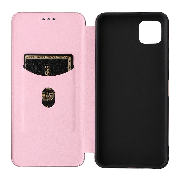 Struttura in fibra di carbonio Flip orizzontale magnetico Custodia in pelle TPU + PC + PU con slot per schede, For Motorola Moto G50 5G, For ZTE Blade A31, For ZTE Blade V30 Vita
