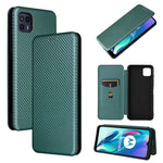 Struttura in fibra di carbonio Flip orizzontale magnetico Custodia in pelle TPU + PC + PU con slot per schede, For Motorola Moto G50 5G, For ZTE Blade A31, For ZTE Blade V30 Vita