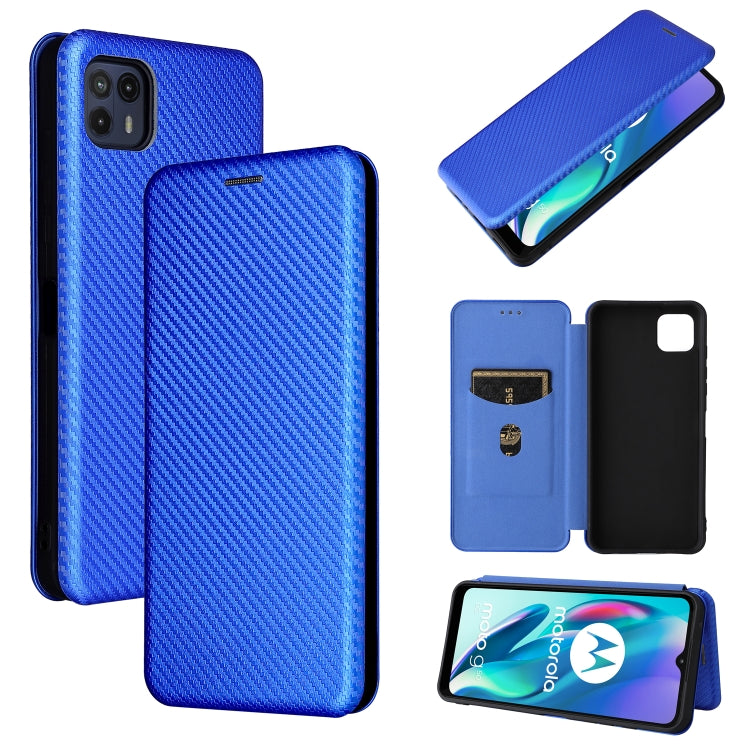 Struttura in fibra di carbonio Flip orizzontale magnetico Custodia in pelle TPU + PC + PU con slot per schede, For Motorola Moto G50 5G, For ZTE Blade A31, For ZTE Blade V30 Vita