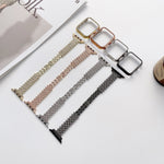 Cinturino da polso con cinturino da polso di ricambio in metallo pieno di diamanti Rhombus + custodia per Apple Watch Series, For Apple Watch Series 6 / 5 / 4 / Watch SE 40mm, For Apple Watch Series 6 / 5 / 4 / Watch SE 44mm, 3 & 2 & 1 42mm            ...