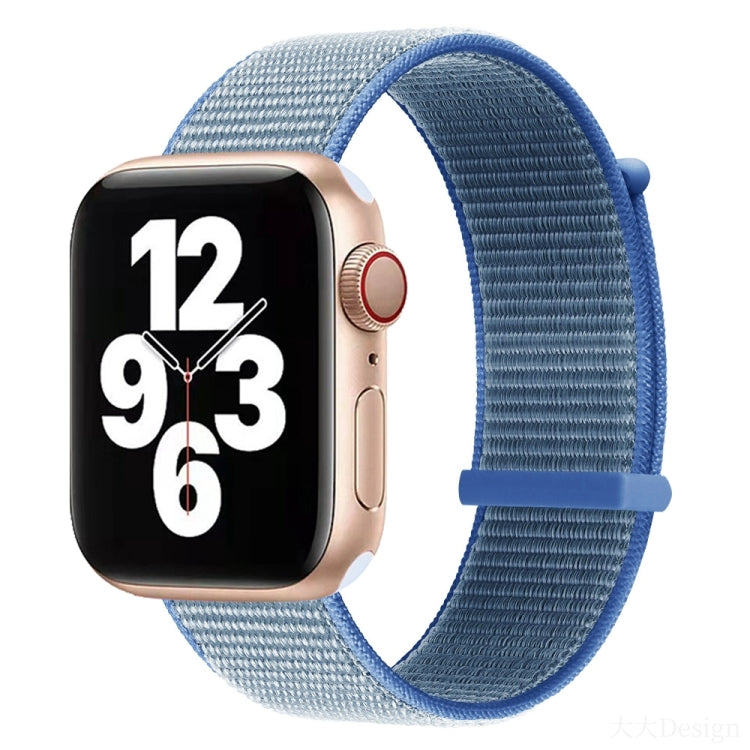Cinturino di ricambio a doppia sezione con chiusura a strappo per Apple Watch Series, 7 41mm / 6&SE&5&4 40mm / 3&2&1 38mm