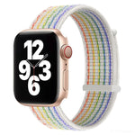 Cinturino di ricambio a doppia sezione con chiusura a strappo per Apple Watch Series, 7 41mm / 6&SE&5&4 40mm / 3&2&1 38mm