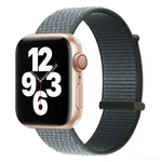 Cinturino di ricambio a doppia sezione con chiusura a strappo per Apple Watch Series, 7 45mm / 6&SE&5&4 44mm / 3&2&1 42mm