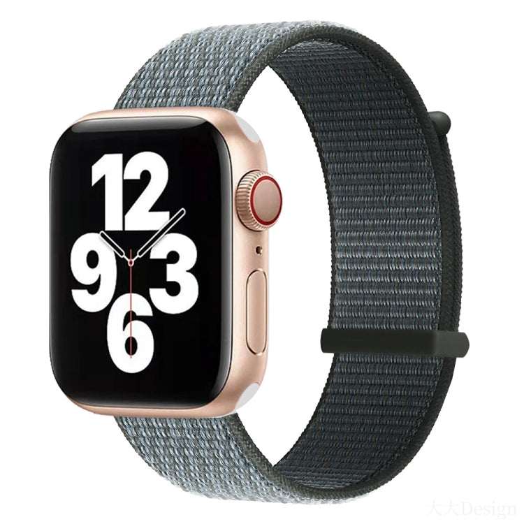 Cinturino di ricambio a doppia sezione con chiusura a strappo per Apple Watch Series, 7 45mm / 6&SE&5&4 44mm / 3&2&1 42mm