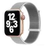 Cinturino di ricambio a doppia sezione con chiusura a strappo per Apple Watch Series, 7 45mm / 6&SE&5&4 44mm / 3&2&1 42mm