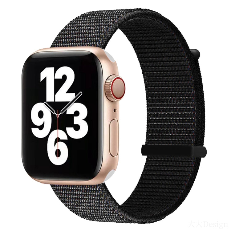 Cinturino di ricambio a doppia sezione con chiusura a strappo per Apple Watch Series, 7 45mm / 6&SE&5&4 44mm / 3&2&1 42mm
