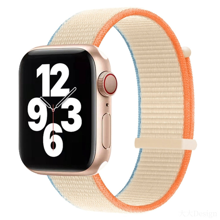 Cinturino di ricambio a doppia sezione con chiusura a strappo per Apple Watch Series, 7 45mm / 6&SE&5&4 44mm / 3&2&1 42mm