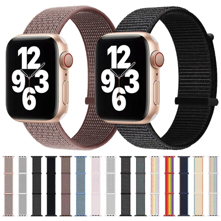 Cinturino di ricambio a doppia sezione con chiusura a strappo per Apple Watch Series, 7 45mm / 6&SE&5&4 44mm / 3&2&1 42mm