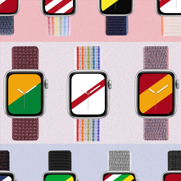 Cinturino di ricambio a doppia sezione con chiusura a strappo per Apple Watch Series, 7 45mm / 6&SE&5&4 44mm / 3&2&1 42mm