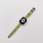 Cinturino in pelle sottile per Apple Watch serie 7-3