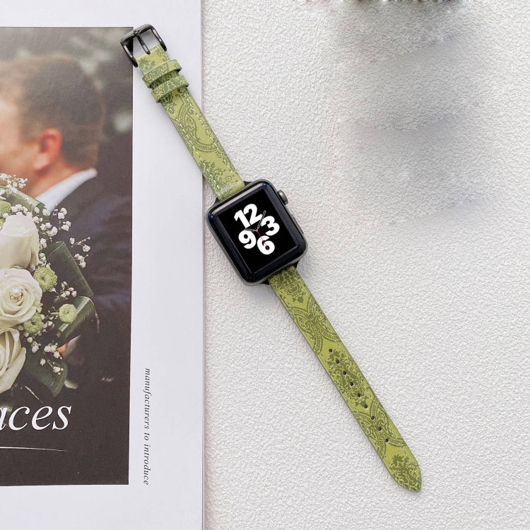 Cinturino in pelle sottile per Apple Watch serie 7-3